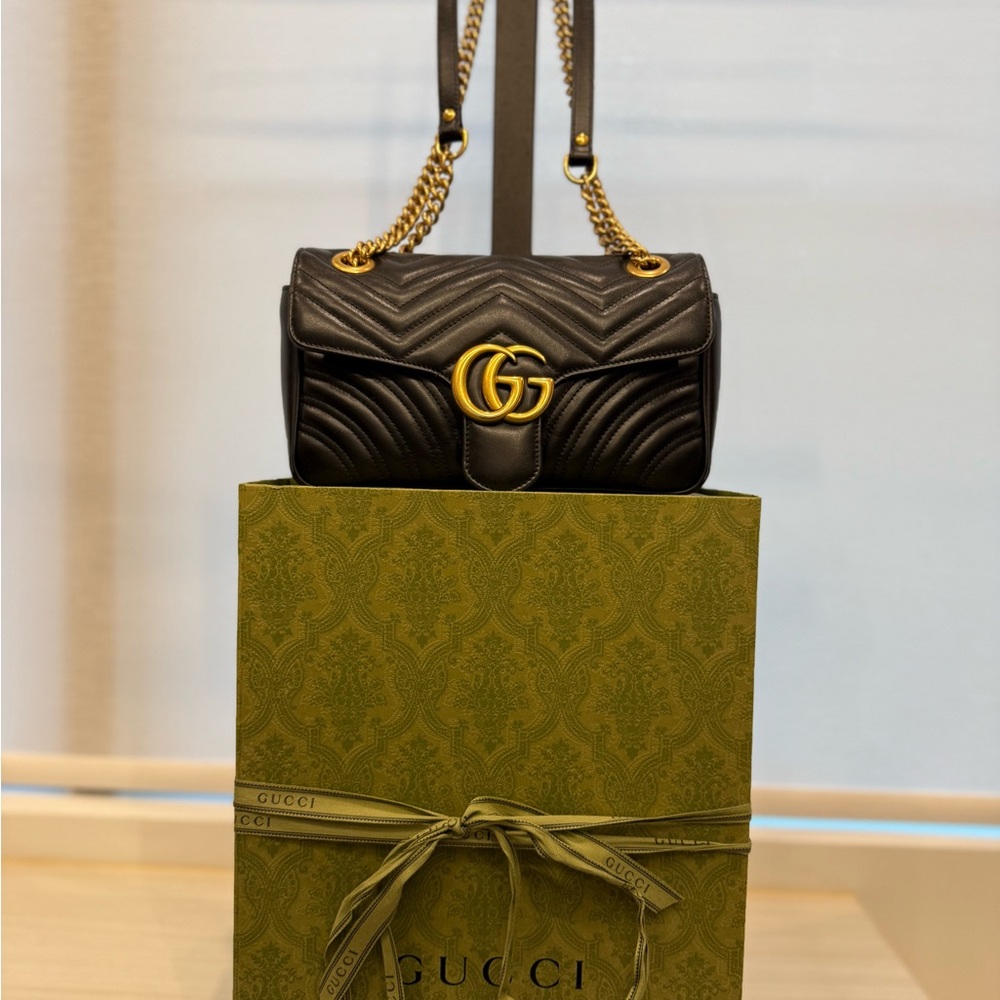 Gucci GG Marmont Matelassé Shoulder Bag w/ Receipt